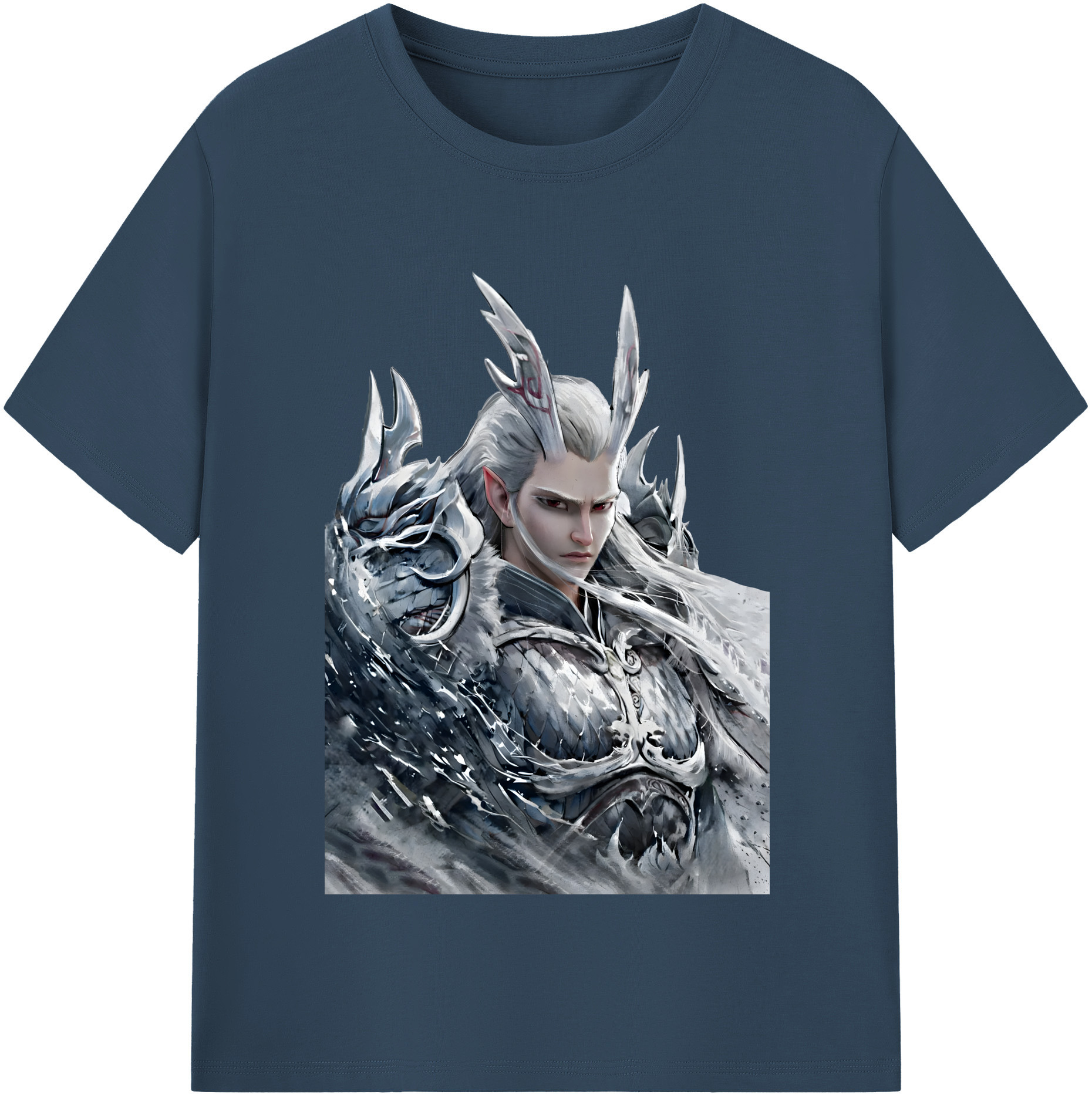 （画像用） Ne Zha 2 ナタ 魔童の大暴れ レディースカジュアルプリントTシャツ（綿100％）