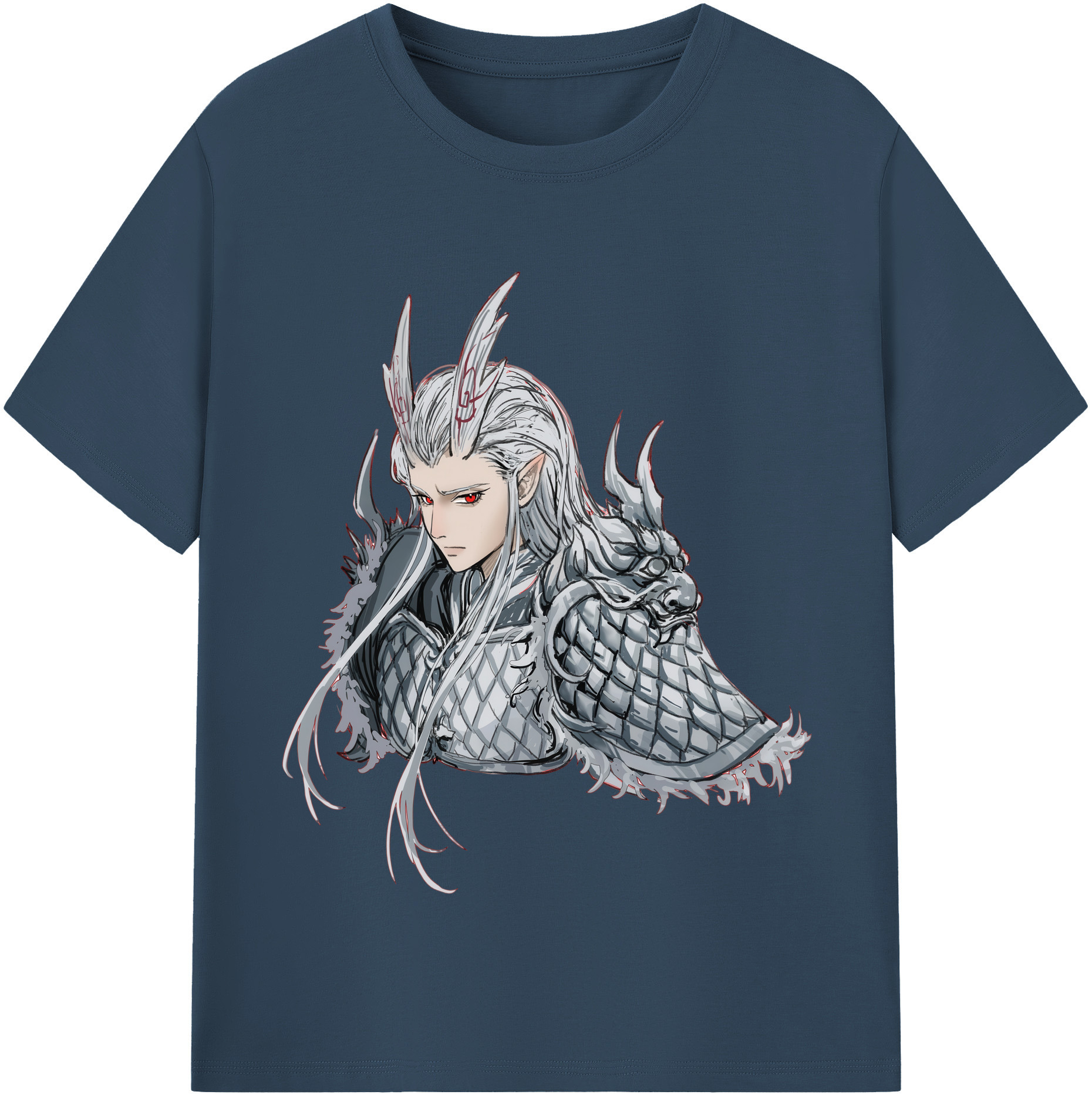 （画像用） Ne Zha 2 ナタ 魔童の大暴れ レディースカジュアルプリントTシャツ（綿100％）