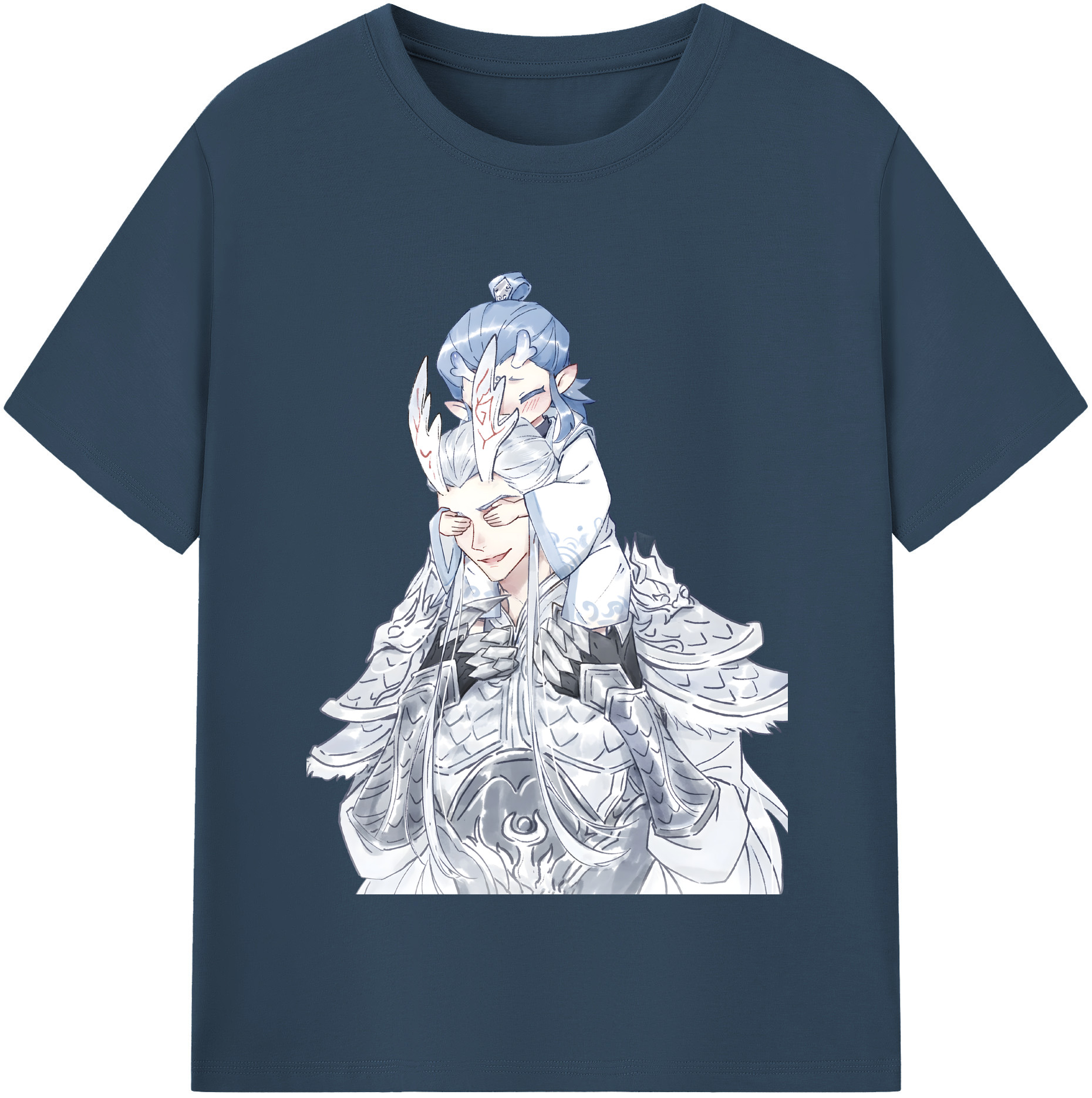 （画像用） Ne Zha 2 ナタ 魔童の大暴れ レディースカジュアルプリントTシャツ（綿100％）
