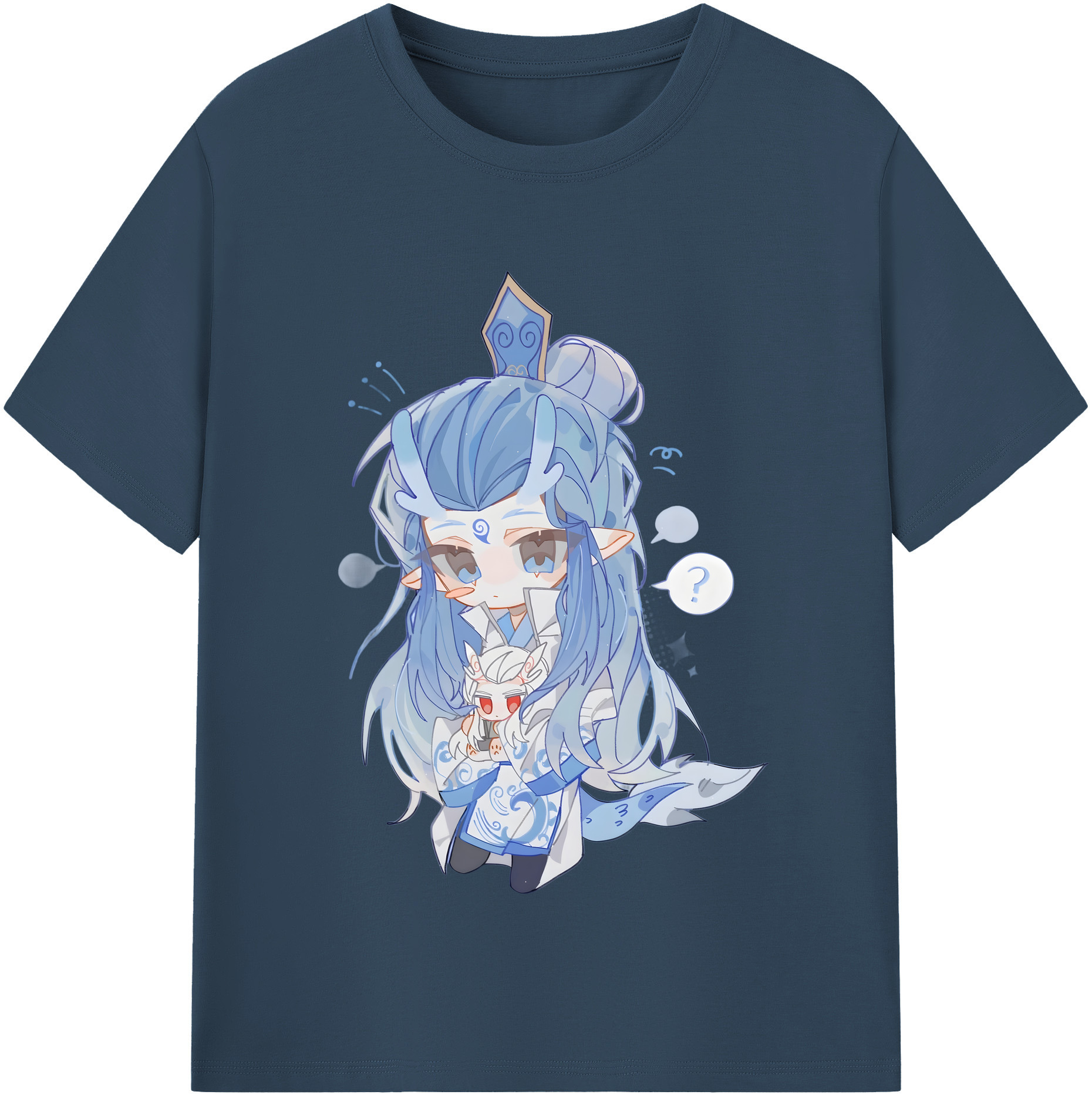 （画像用） Ne Zha 2 ナタ 魔童の大暴れ レディースカジュアルプリントTシャツ（綿100％）