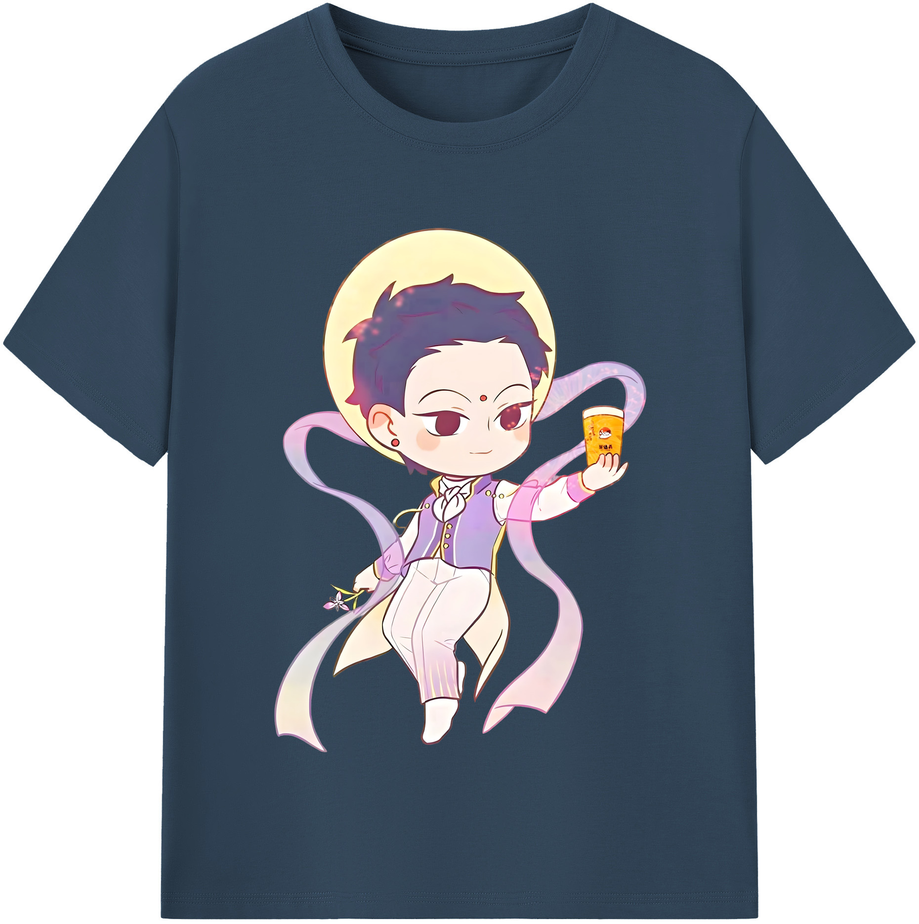 （画像用） Ne Zha 2 ナタ 魔童の大暴れ レディースカジュアルプリントTシャツ（綿100％）