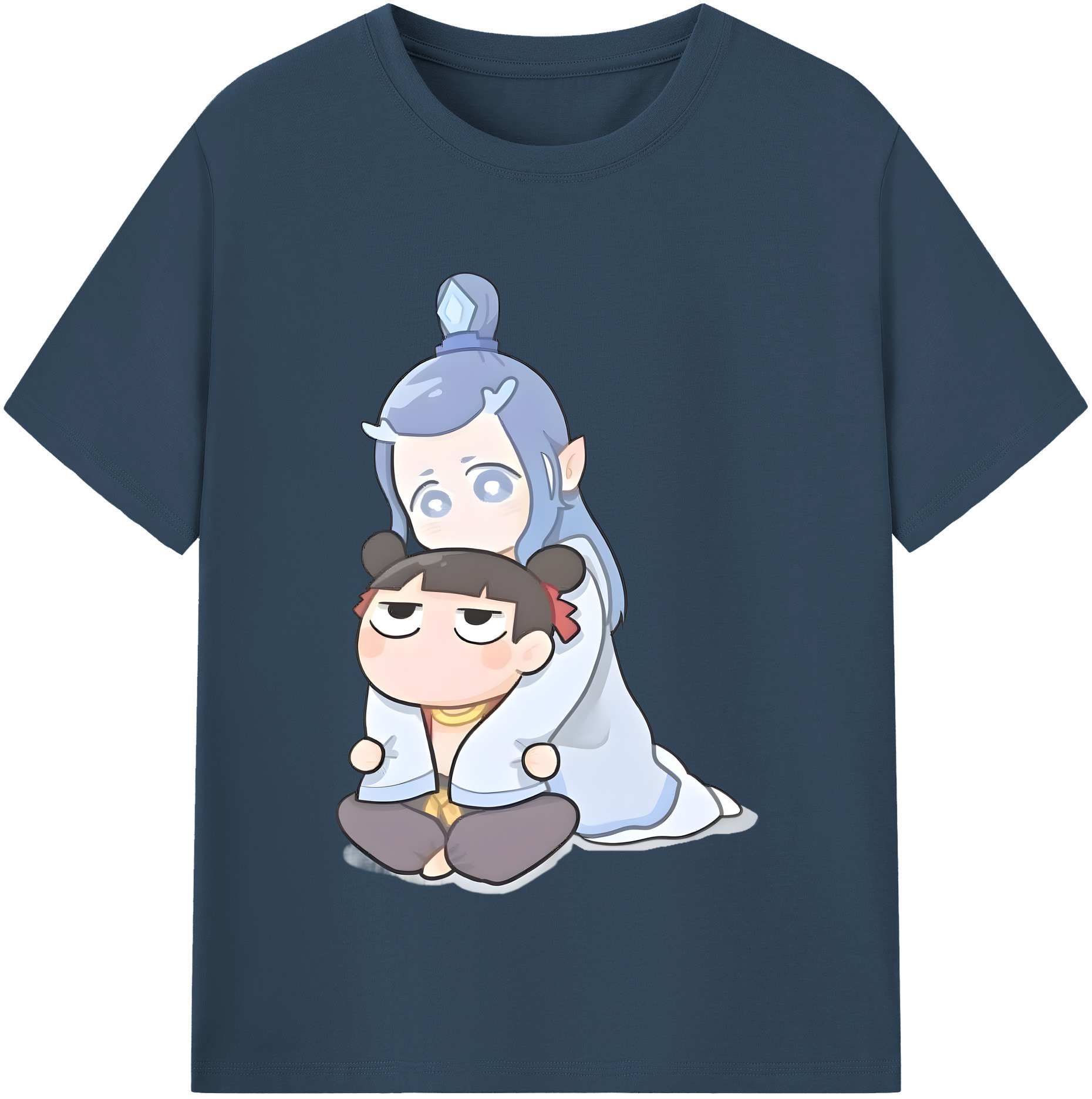 （画像用） Ne Zha 2 ナタ 魔童の大暴れ レディースカジュアルプリントTシャツ（綿100％）