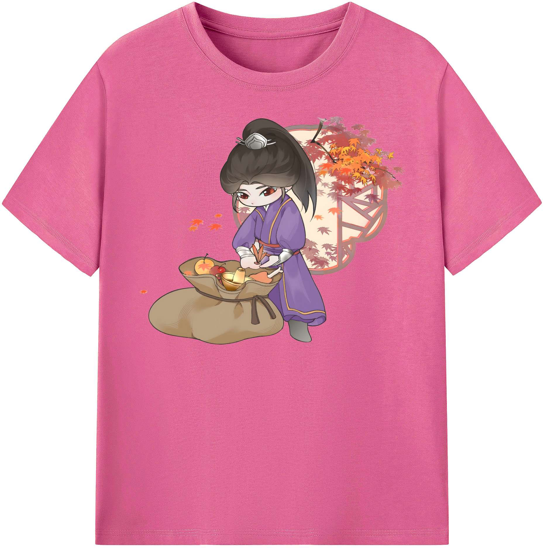 （画像用） Ne Zha 2 ナタ 魔童の大暴れ レディースカジュアルプリントTシャツ（綿100％）