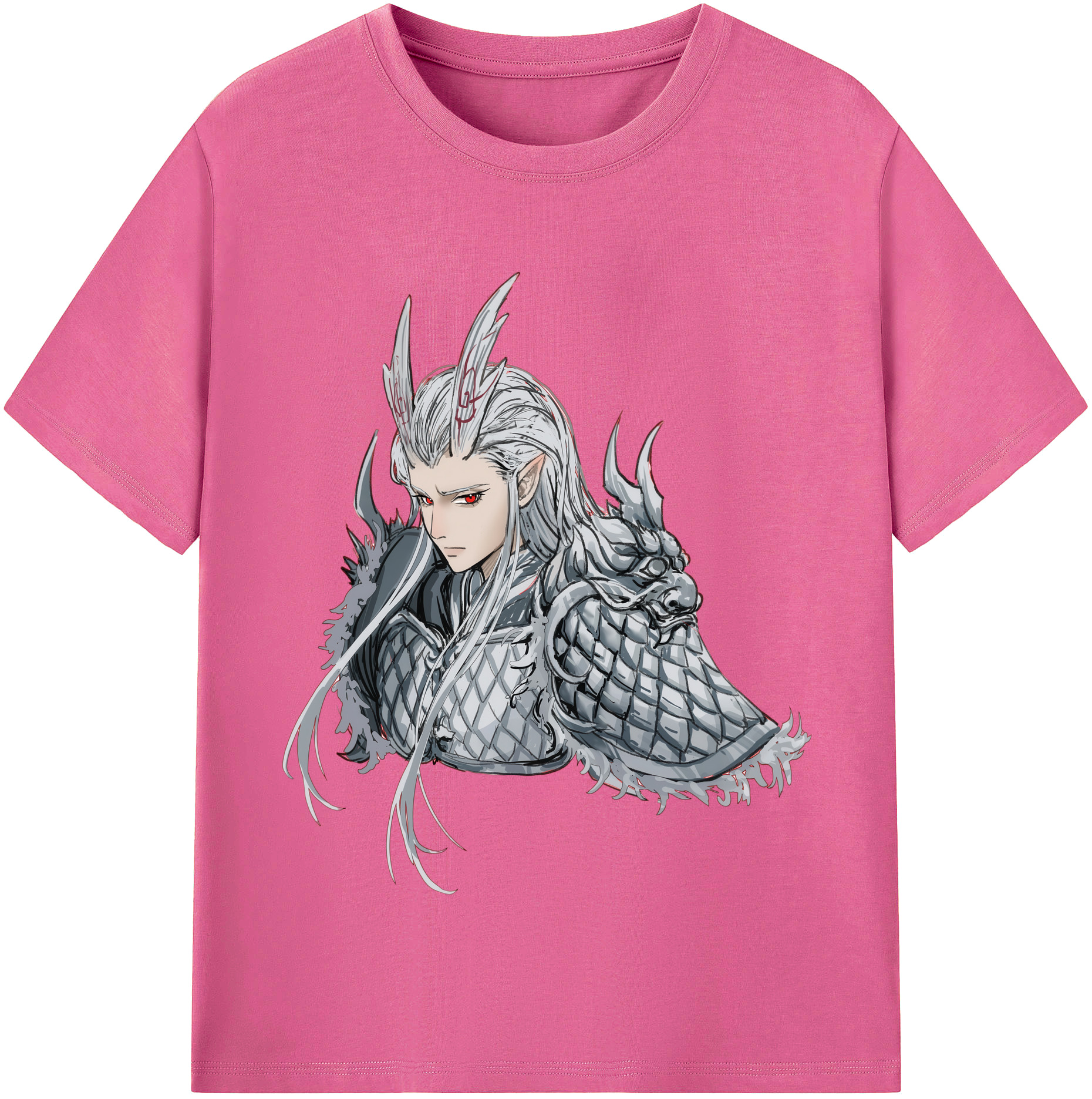 （画像用） Ne Zha 2 ナタ 魔童の大暴れ レディースカジュアルプリントTシャツ（綿100％）