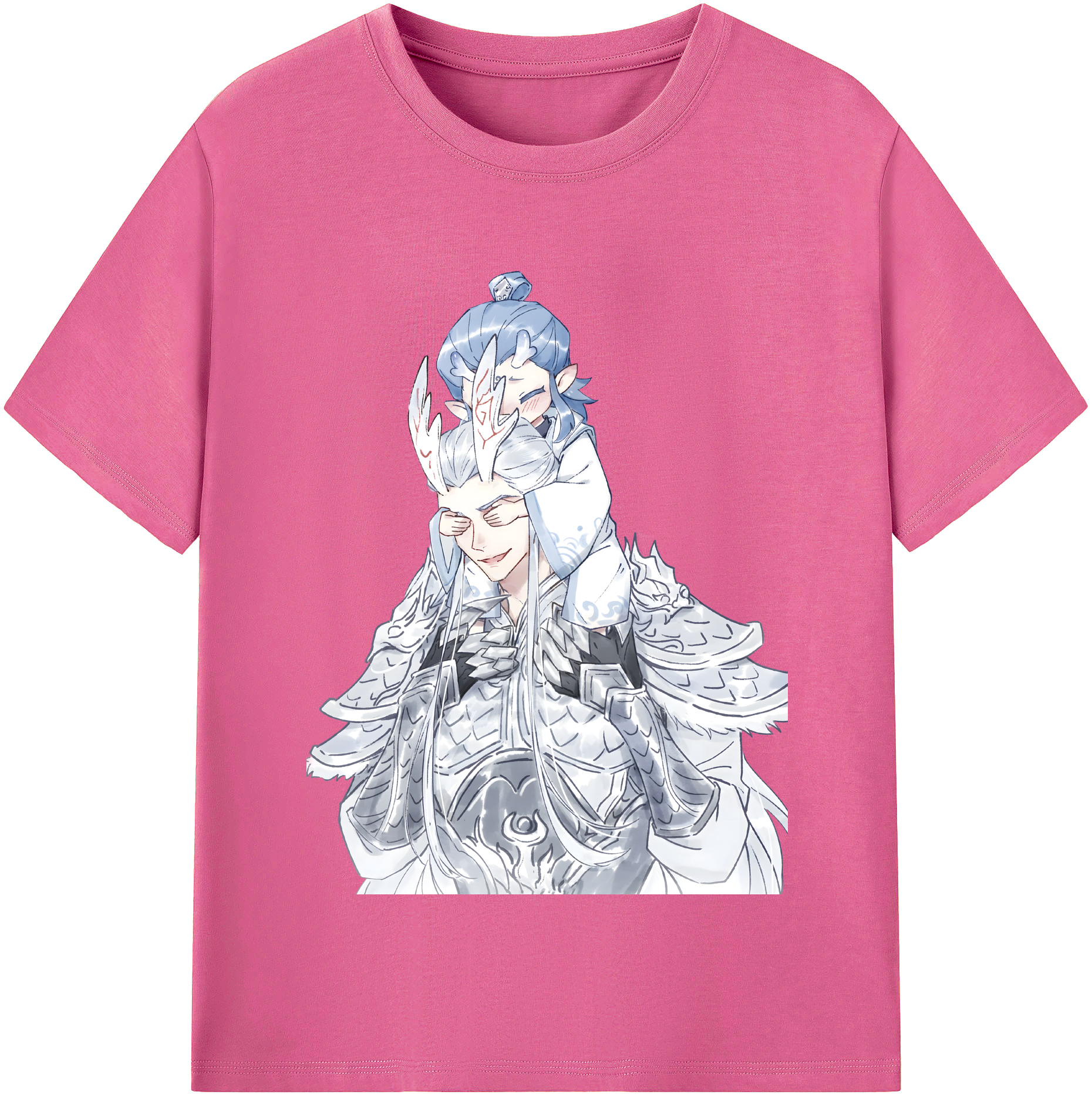 （画像用） Ne Zha 2 ナタ 魔童の大暴れ レディースカジュアルプリントTシャツ（綿100％）