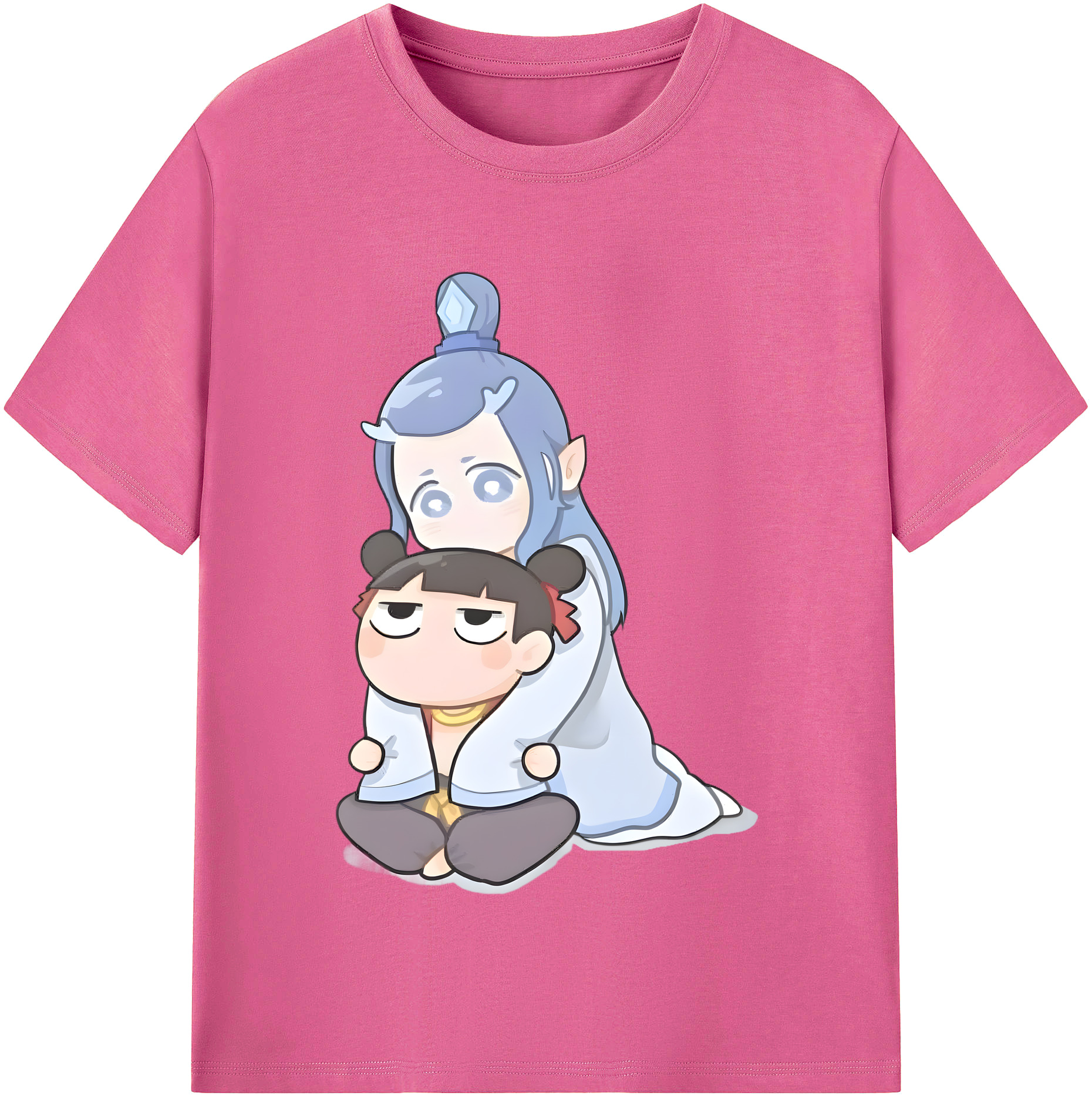 （画像用） Ne Zha 2 ナタ 魔童の大暴れ レディースカジュアルプリントTシャツ（綿100％）