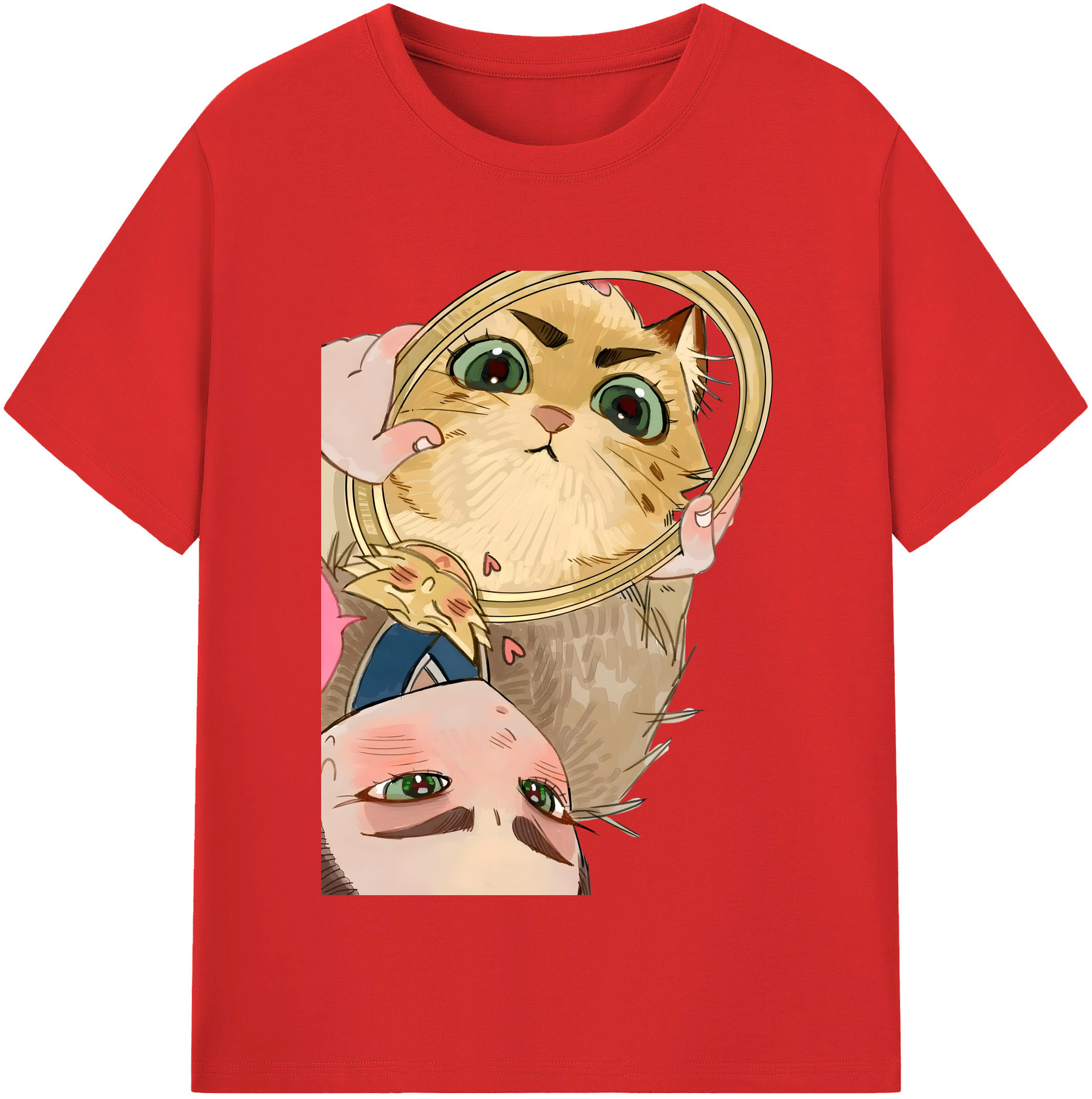 （画像用） Ne Zha 2 ナタ 魔童の大暴れ レディースカジュアルプリントTシャツ（綿100％）