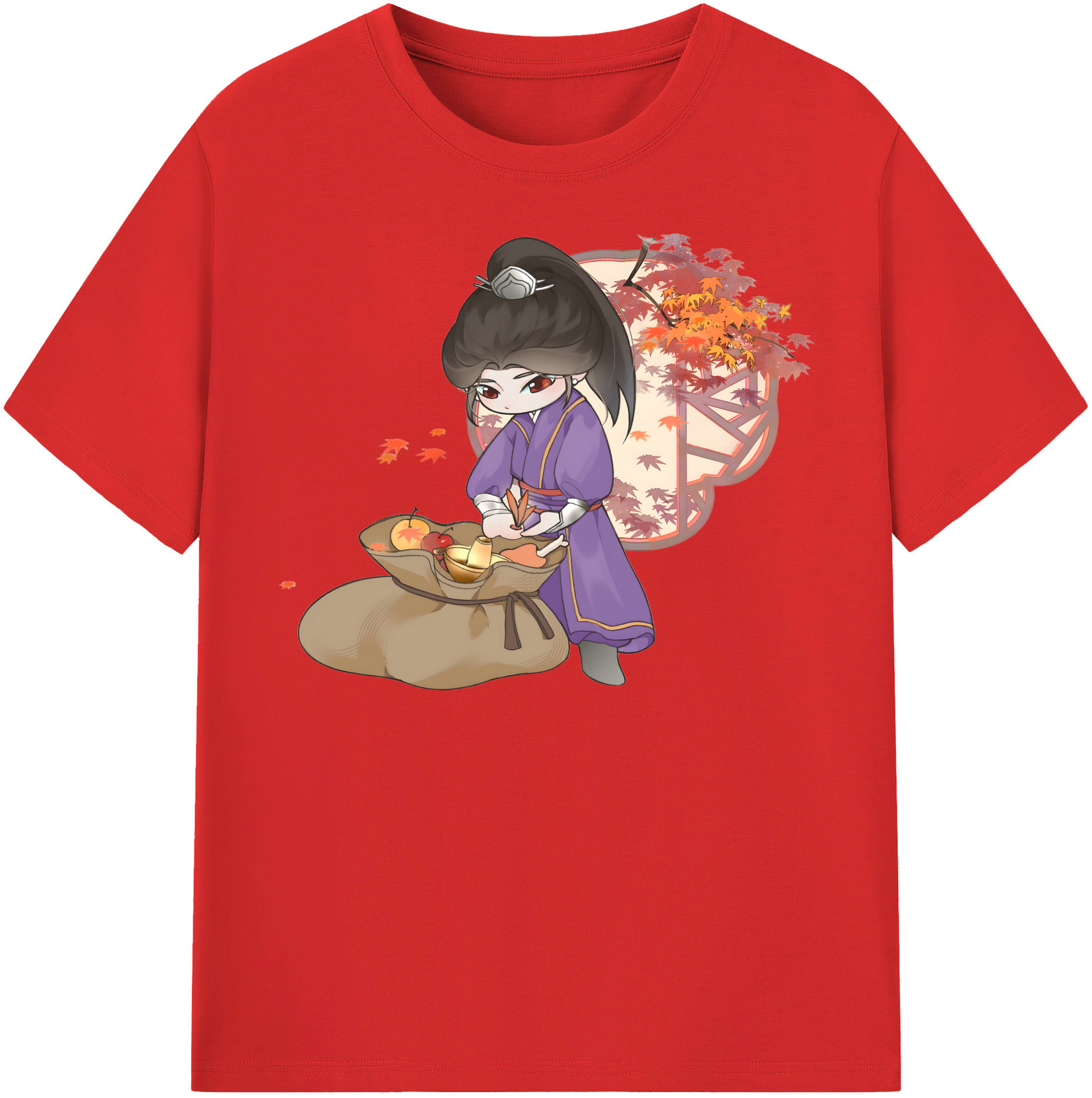 （画像用） Ne Zha 2 ナタ 魔童の大暴れ レディースカジュアルプリントTシャツ（綿100％）