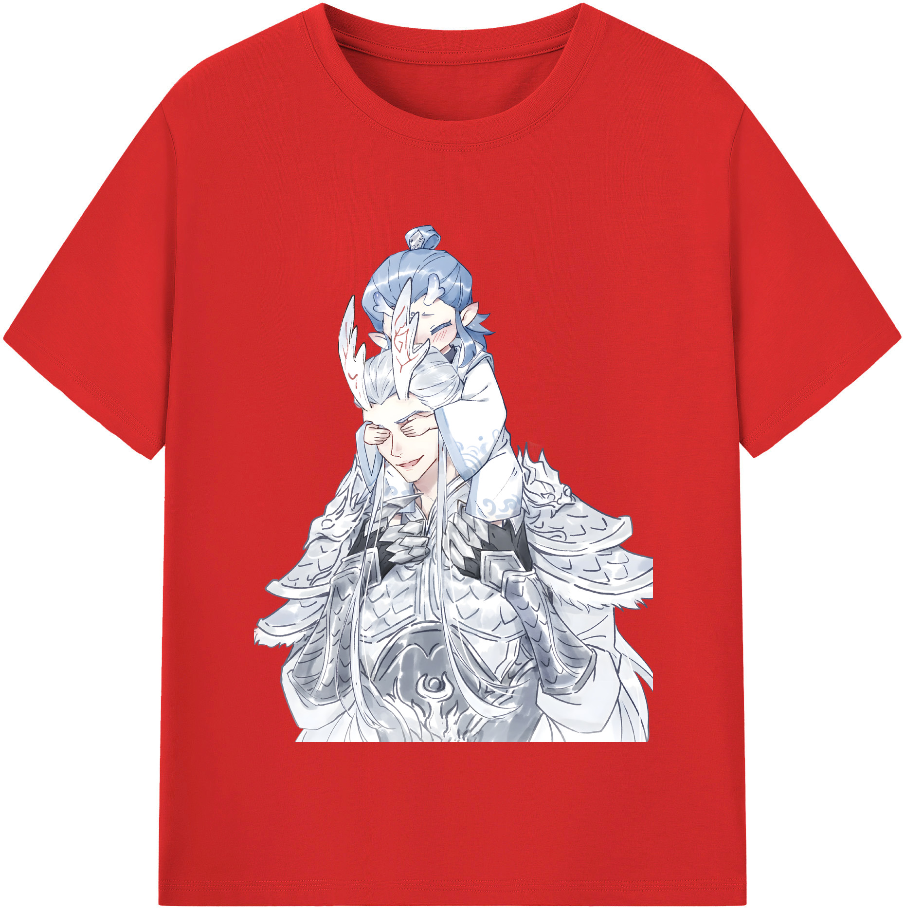 （画像用） Ne Zha 2 ナタ 魔童の大暴れ レディースカジュアルプリントTシャツ（綿100％）