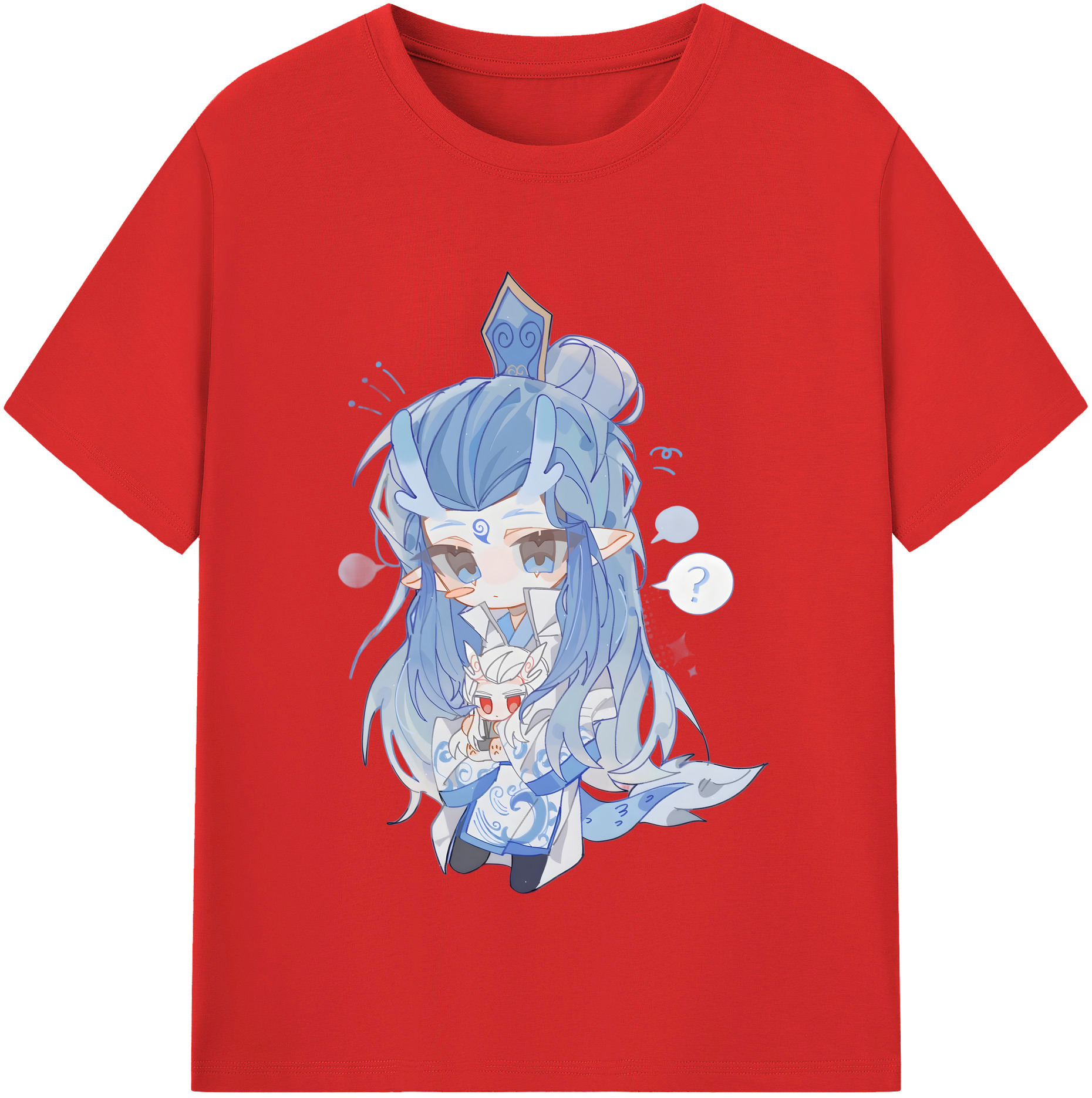 （画像用） Ne Zha 2 ナタ 魔童の大暴れ レディースカジュアルプリントTシャツ（綿100％）