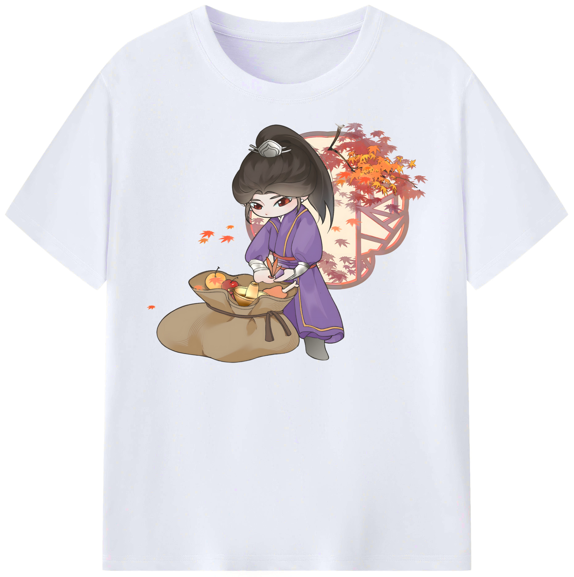 （画像用） Ne Zha 2 ナタ 魔童の大暴れ レディースカジュアルプリントTシャツ（綿100％）