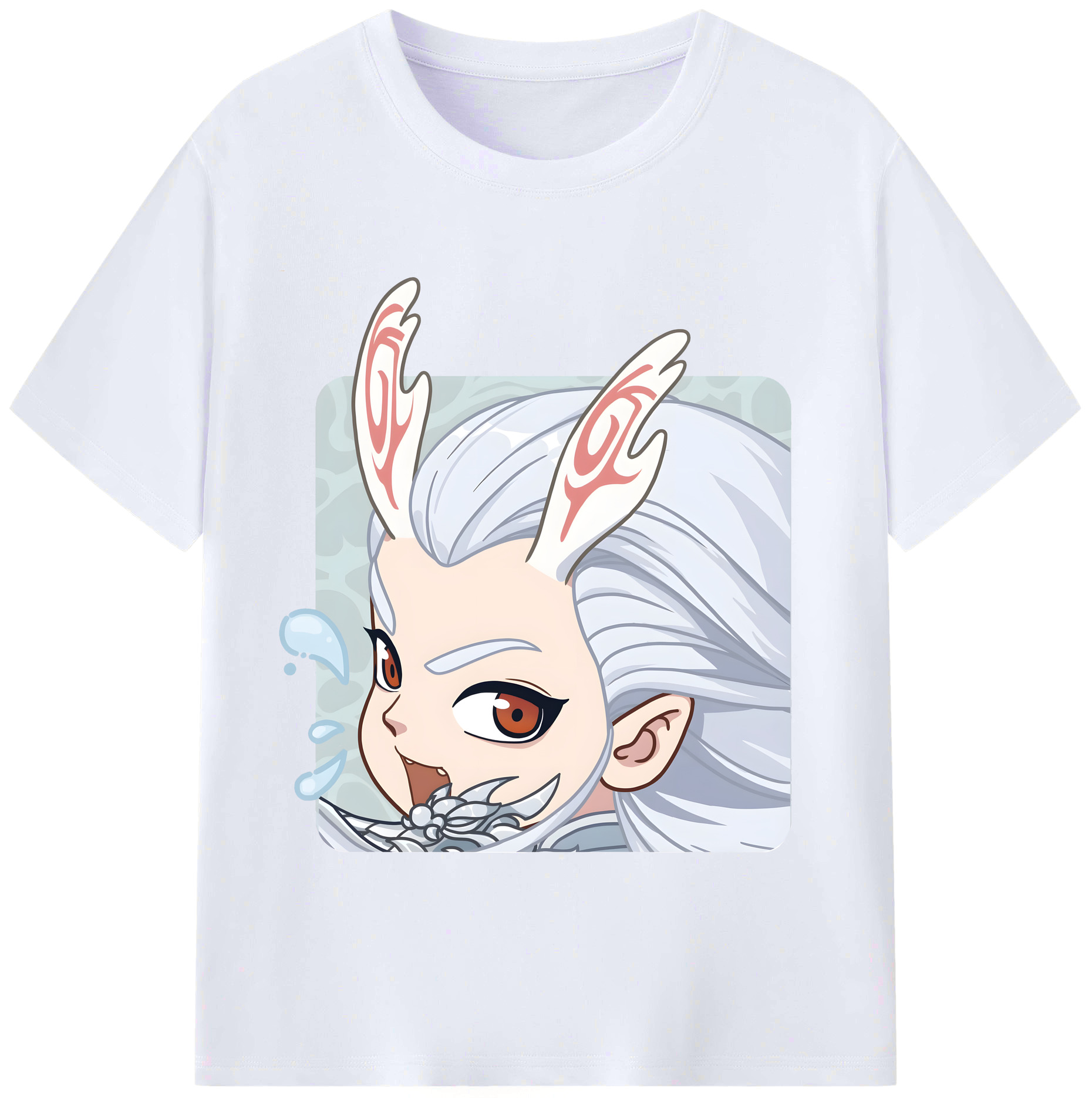 （画像用） Ne Zha 2 ナタ 魔童の大暴れ レディースカジュアルプリントTシャツ（綿100％）