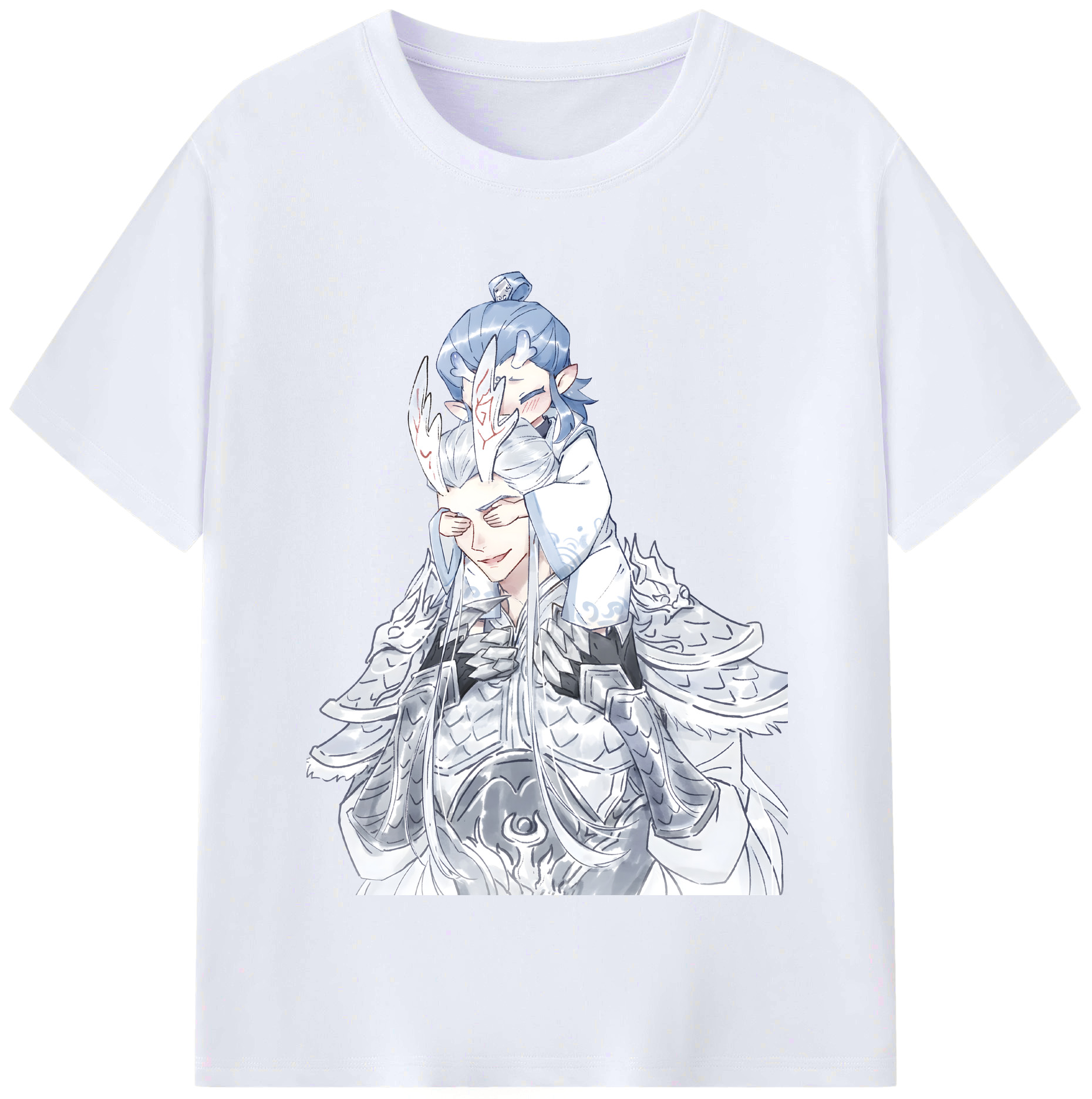 （画像用） Ne Zha 2 ナタ 魔童の大暴れ レディースカジュアルプリントTシャツ（綿100％）