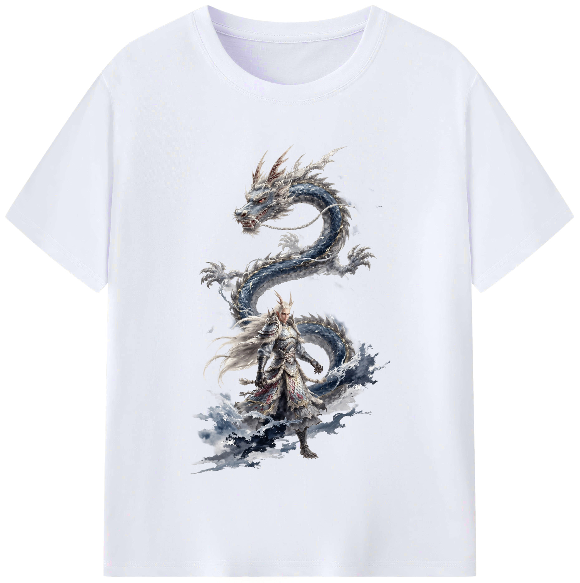 （画像用） Ne Zha 2 ナタ 魔童の大暴れ レディースカジュアルプリントTシャツ（綿100％）
