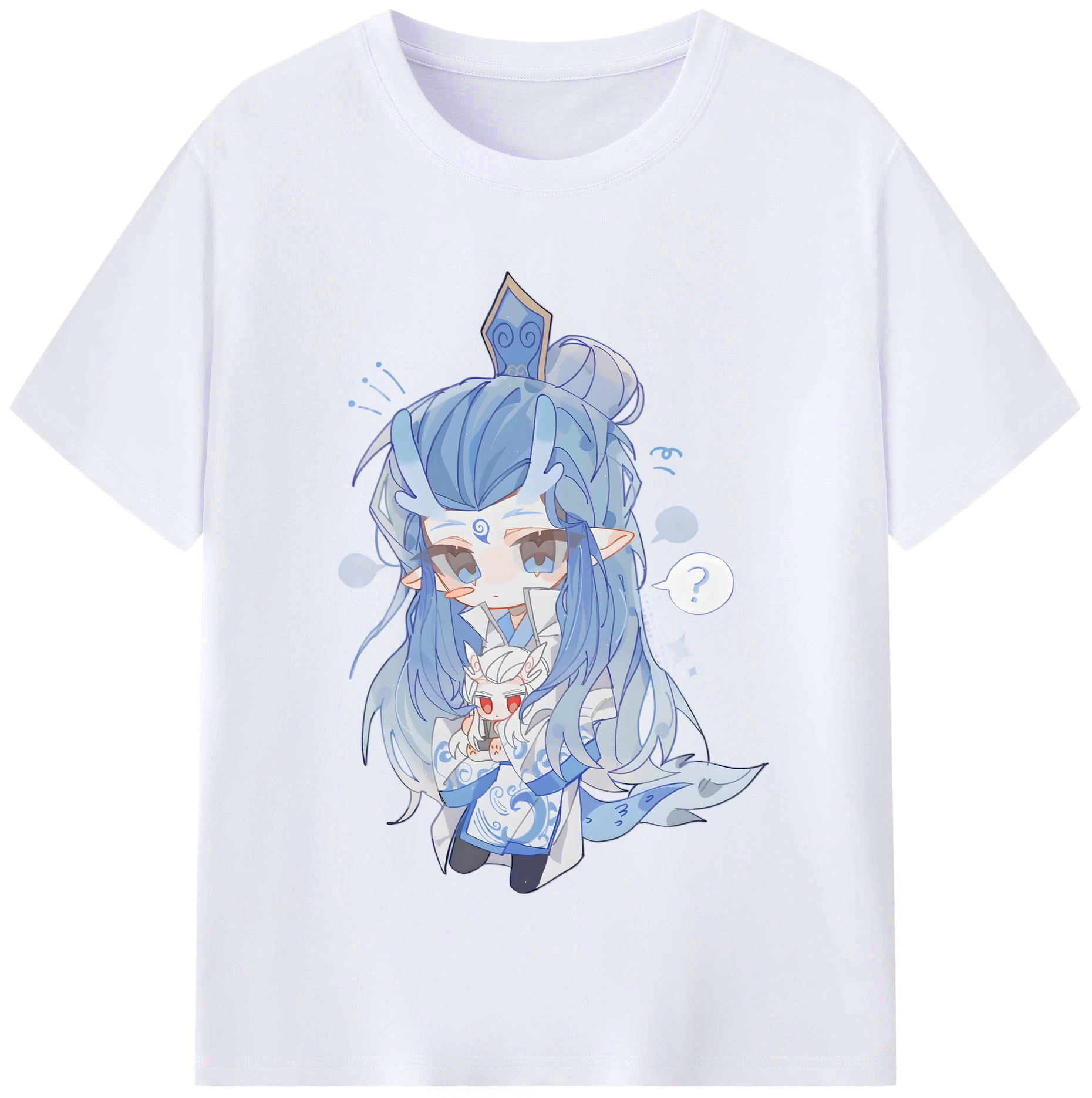 （画像用） Ne Zha 2 ナタ 魔童の大暴れ レディースカジュアルプリントTシャツ（綿100％）