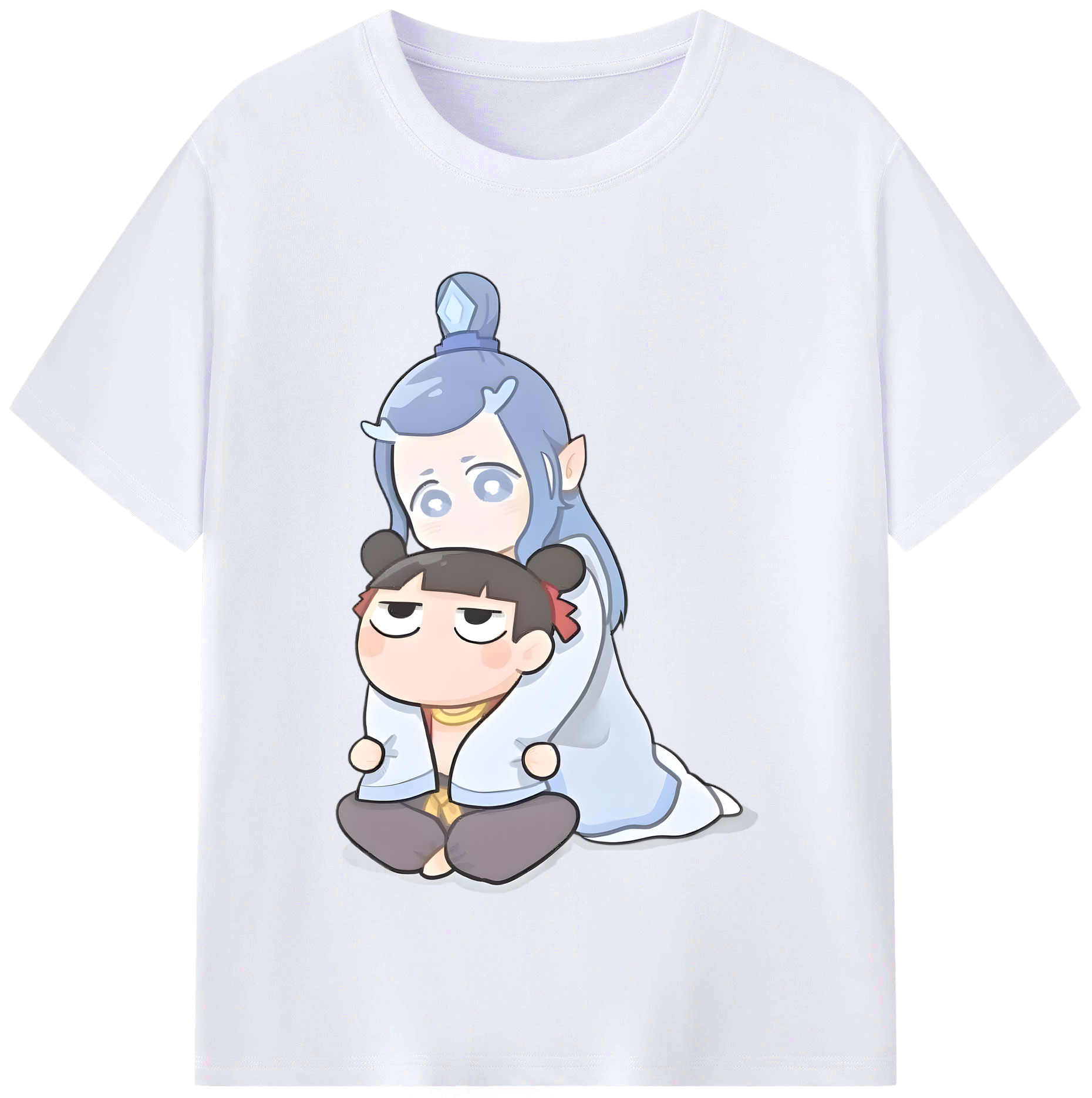 （画像用） Ne Zha 2 ナタ 魔童の大暴れ レディースカジュアルプリントTシャツ（綿100％）