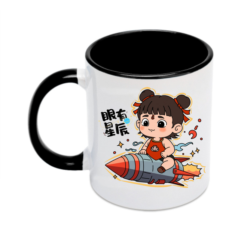 （画像用） Ne Zha 2 ナタ 魔童の大暴れ カラーマグカップ