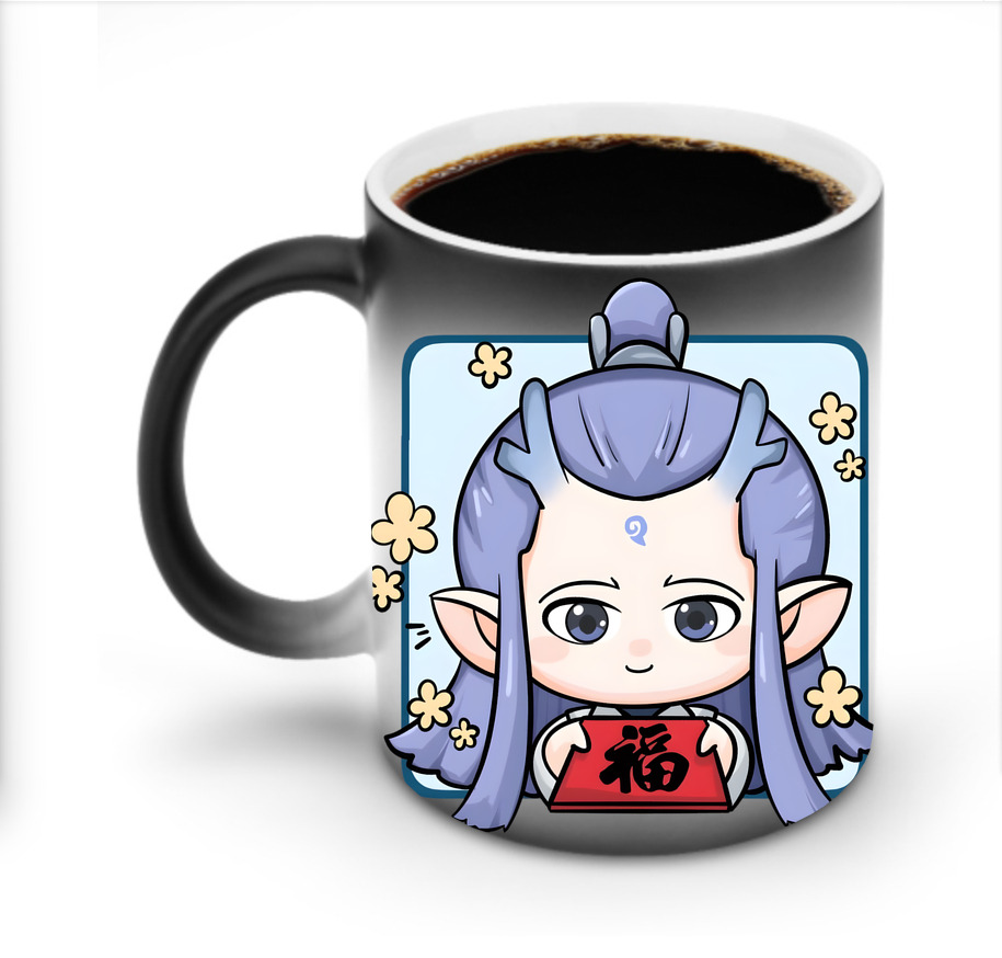 （画像用） Ne Zha 2 ナタ 魔童の大暴れ 温度変色マグカップ