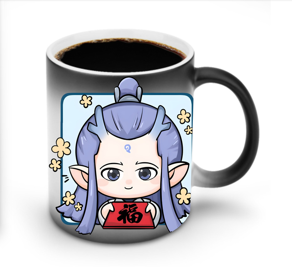 （画像用） Ne Zha 2 ナタ 魔童の大暴れ 温度変色マグカップ