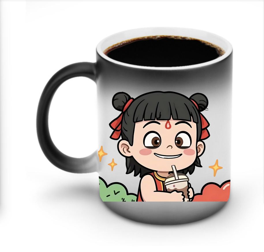 （画像用） Ne Zha 2 ナタ 魔童の大暴れ 温度変色マグカップ