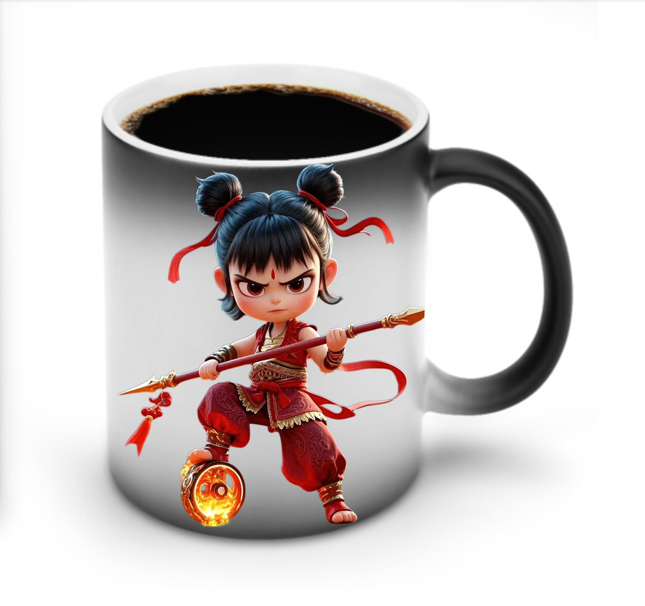 （画像用） Ne Zha 2 ナタ 魔童の大暴れ 温度変色マグカップ