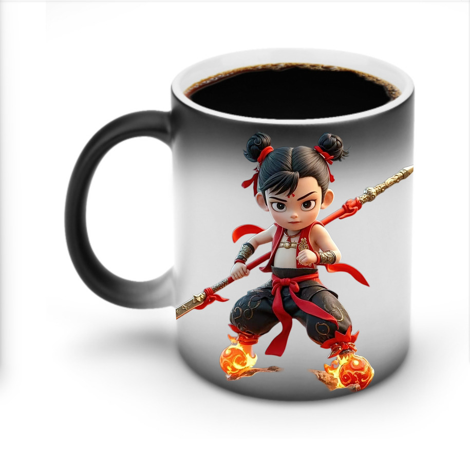 （画像用） Ne Zha 2 ナタ 魔童の大暴れ 温度変色マグカップ