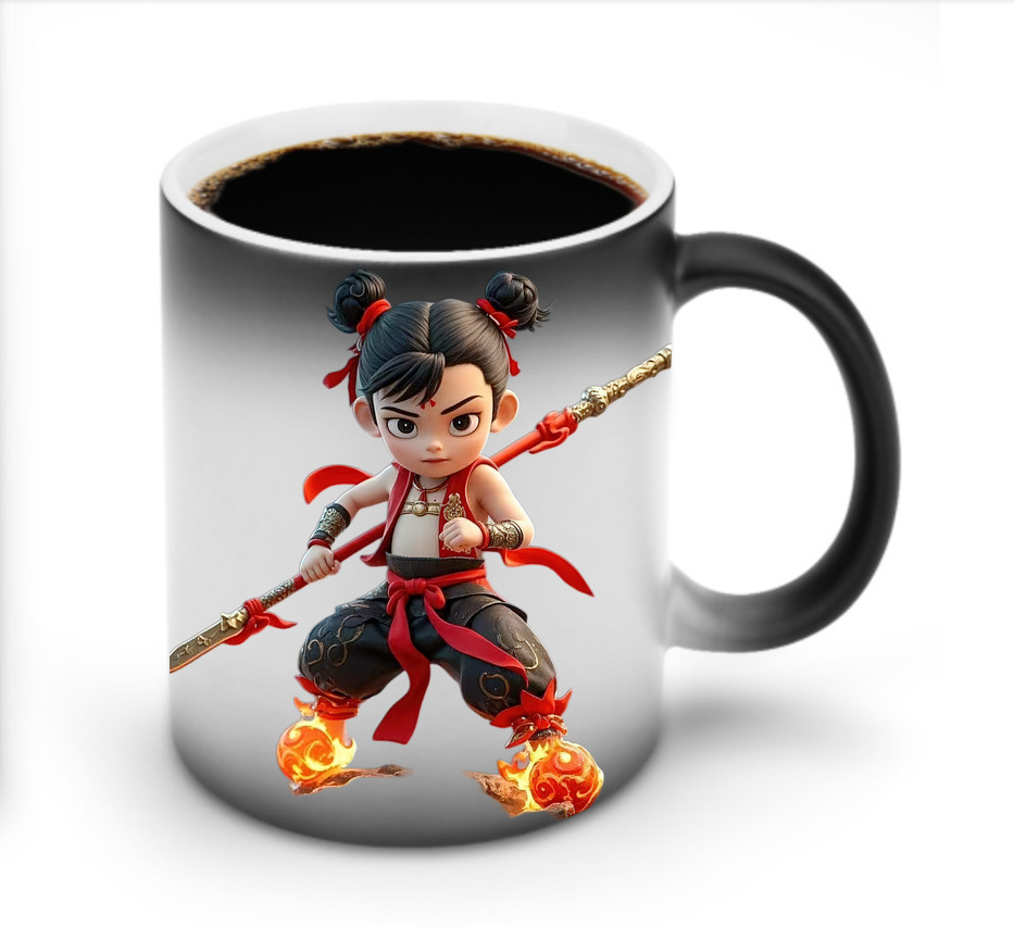 （画像用） Ne Zha 2 ナタ 魔童の大暴れ 温度変色マグカップ