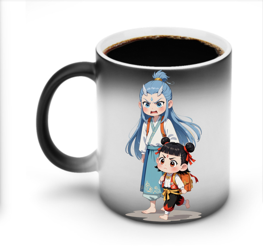（画像用） Ne Zha 2 ナタ 魔童の大暴れ 温度変色マグカップ