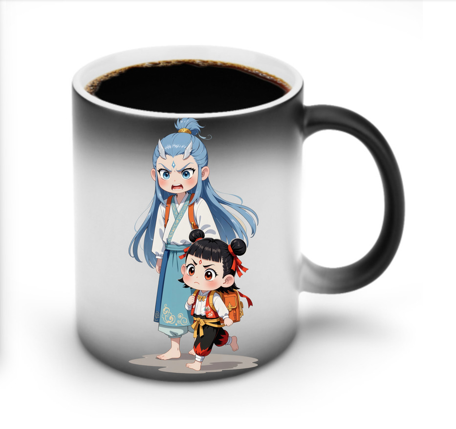 （画像用） Ne Zha 2 ナタ 魔童の大暴れ 温度変色マグカップ