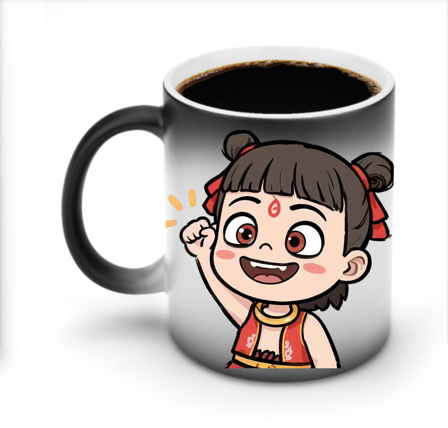 （画像用） Ne Zha 2 ナタ 魔童の大暴れ 温度変色マグカップ