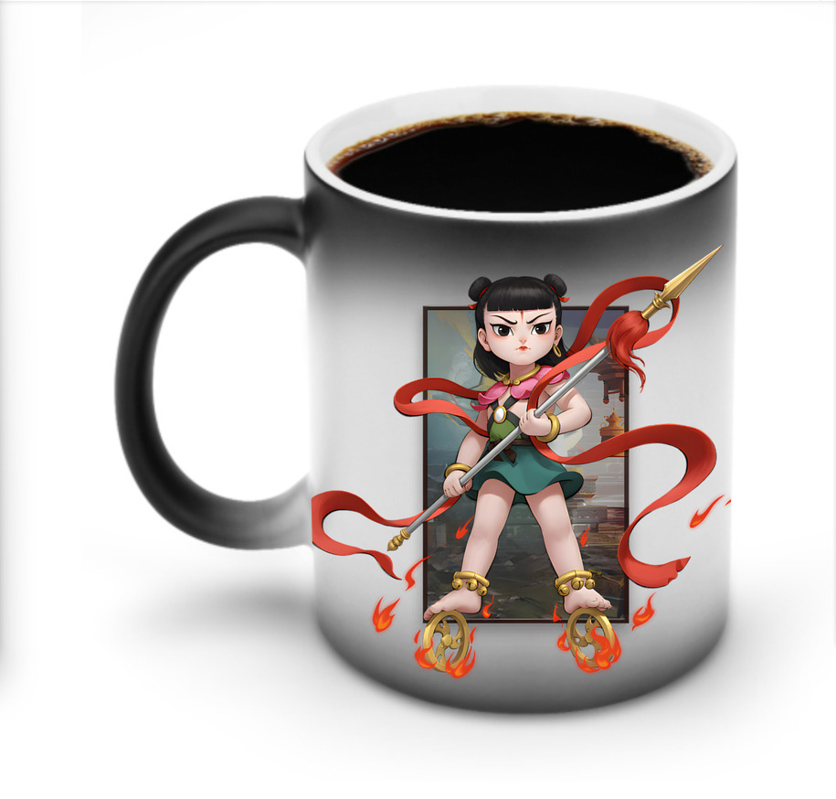 （画像用） Ne Zha 2 ナタ 魔童の大暴れ 温度変色マグカップ