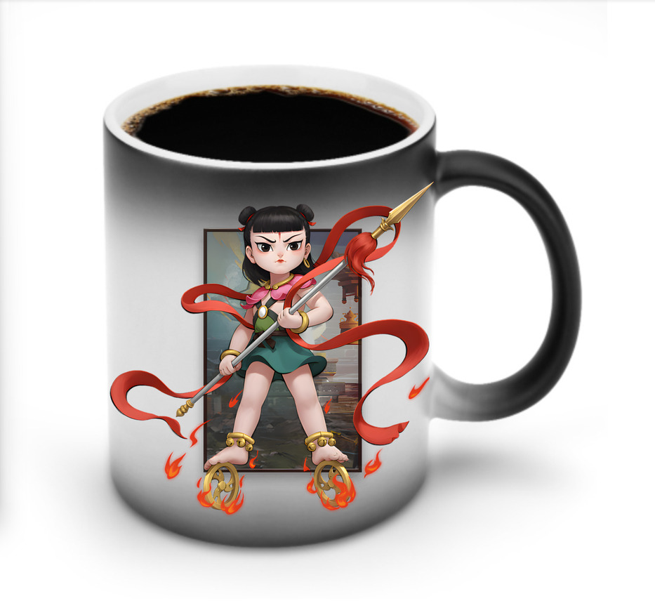 （画像用） Ne Zha 2 ナタ 魔童の大暴れ 温度変色マグカップ