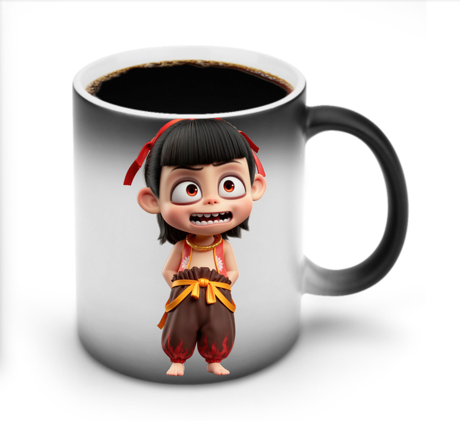 （画像用） Ne Zha 2 ナタ 魔童の大暴れ 温度変色マグカップ