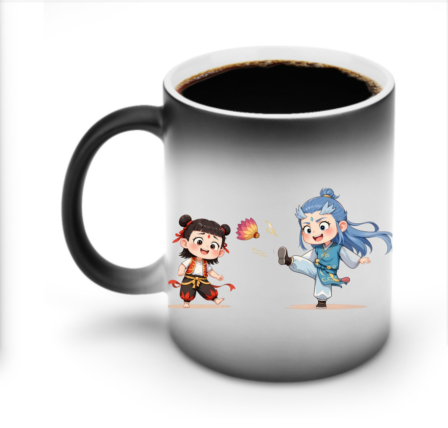 （画像用） Ne Zha 2 ナタ 魔童の大暴れ 温度変色マグカップ