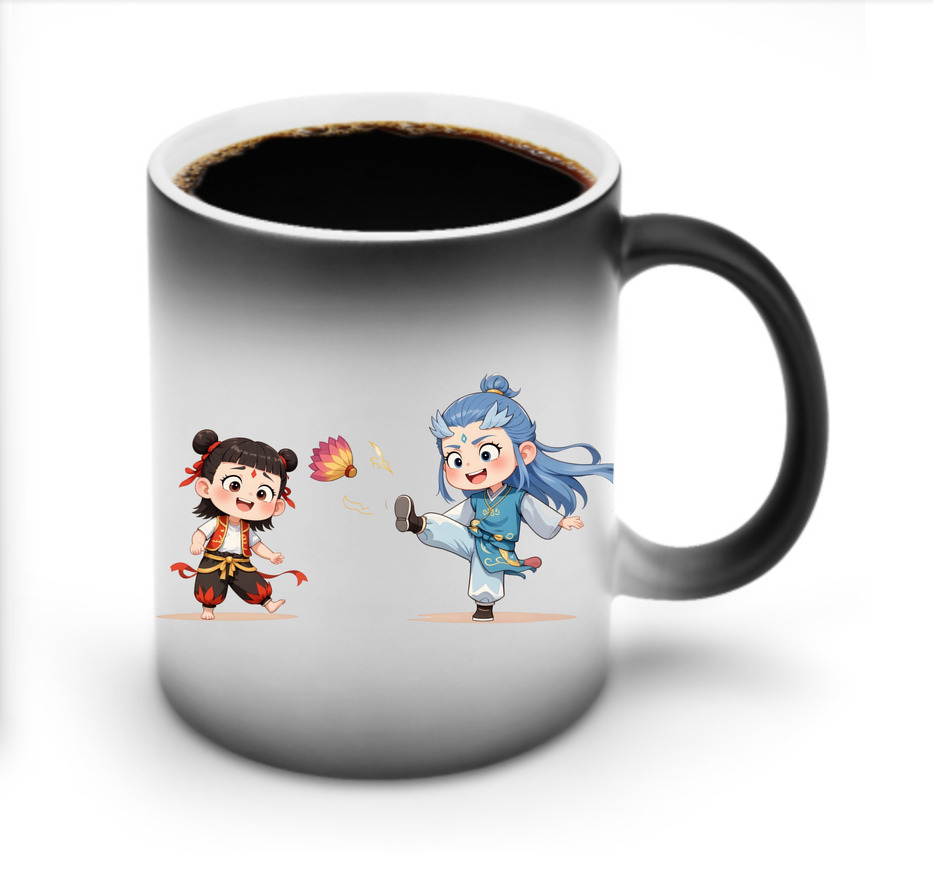 （画像用） Ne Zha 2 ナタ 魔童の大暴れ 温度変色マグカップ