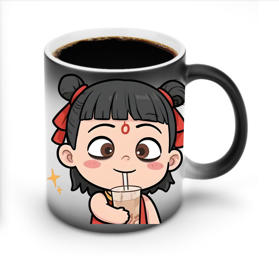 （画像用） Ne Zha 2 ナタ 魔童の大暴れ 温度変色マグカップ