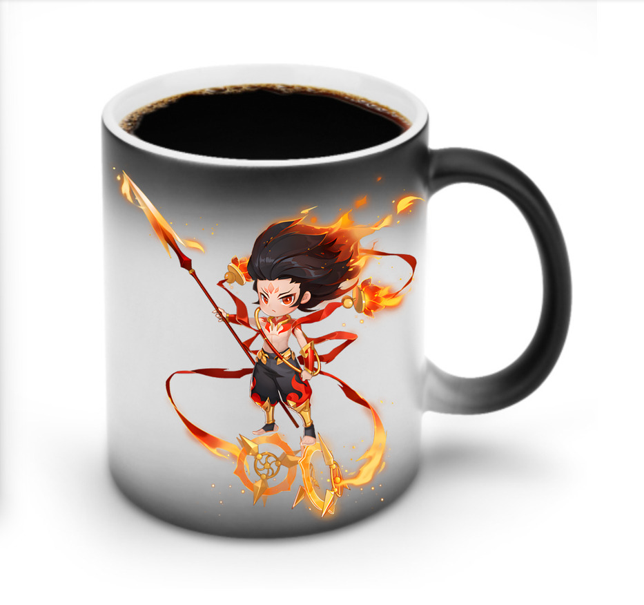 （画像用） Ne Zha 2 ナタ 魔童の大暴れ 温度変色マグカップ