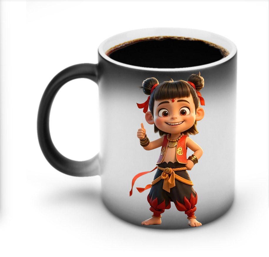 （画像用） Ne Zha 2 ナタ 魔童の大暴れ 温度変色マグカップ