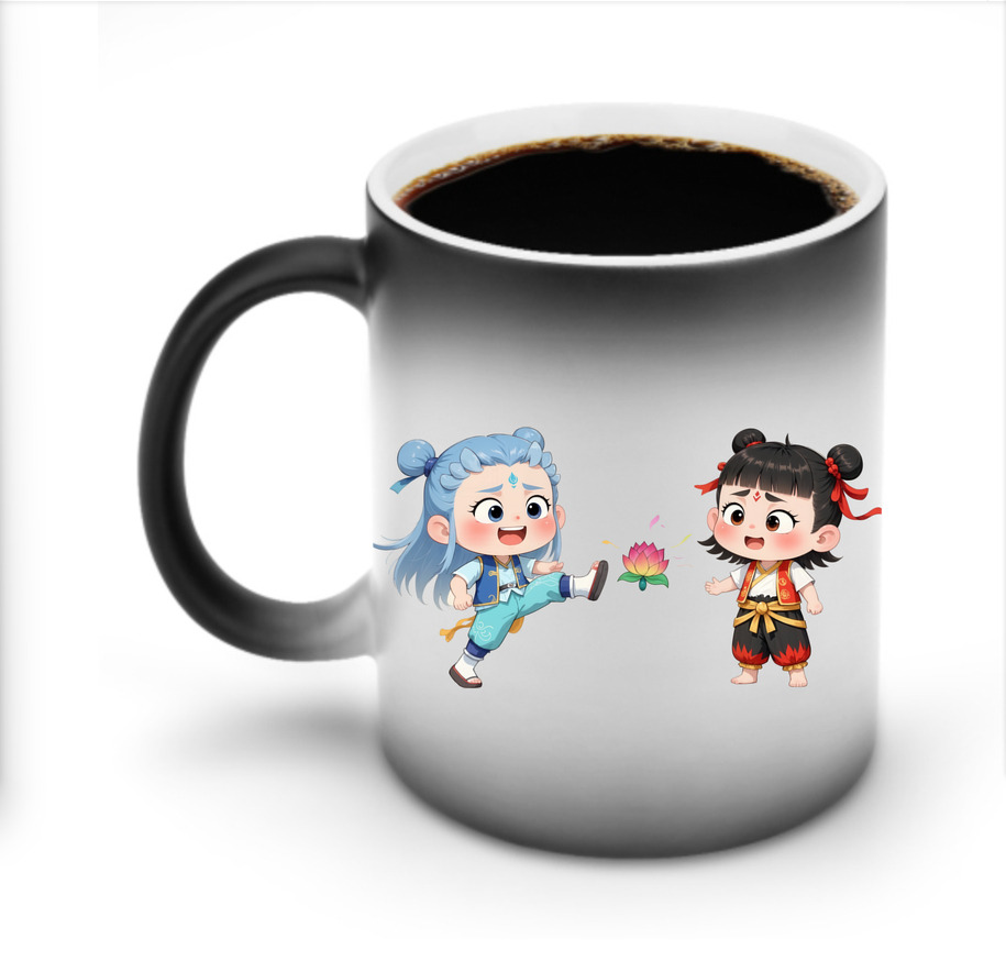 （画像用） Ne Zha 2 ナタ 魔童の大暴れ 温度変色マグカップ
