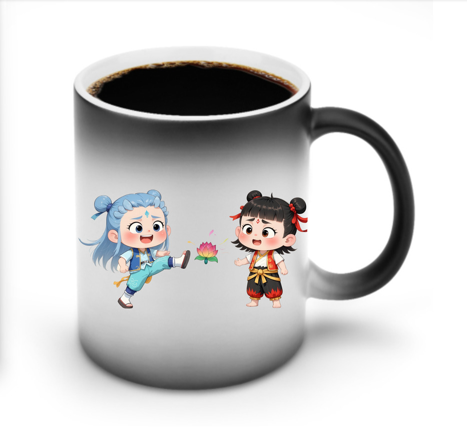 （画像用） Ne Zha 2 ナタ 魔童の大暴れ 温度変色マグカップ