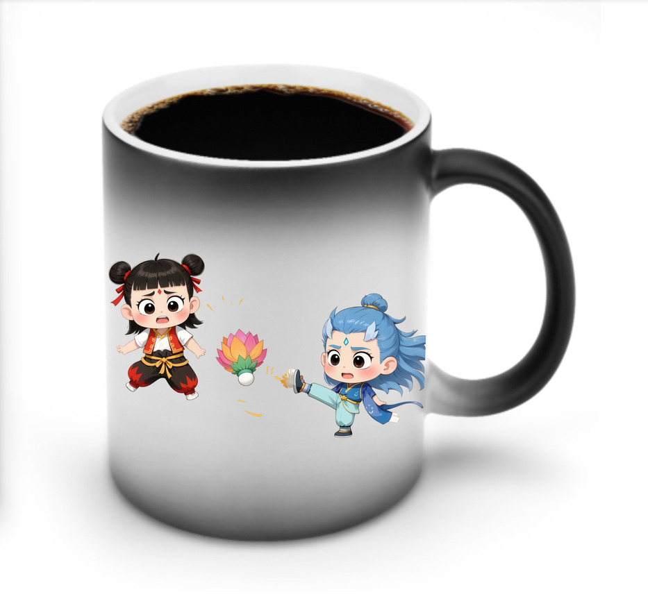 （画像用） Ne Zha 2 ナタ 魔童の大暴れ 温度変色マグカップ