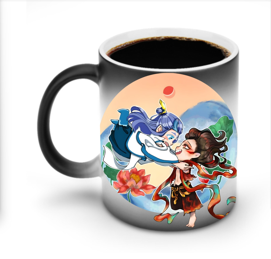（画像用） Ne Zha 2 ナタ 魔童の大暴れ 温度変色マグカップ
