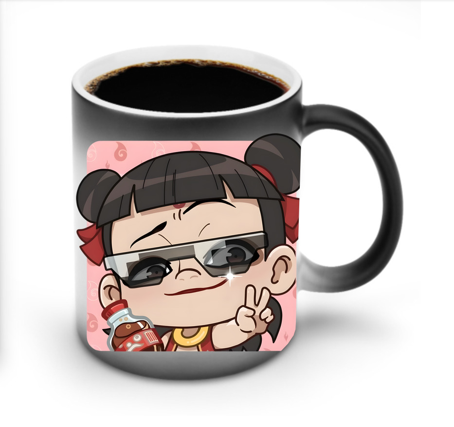 （画像用） Ne Zha 2 ナタ 魔童の大暴れ 温度変色マグカップ