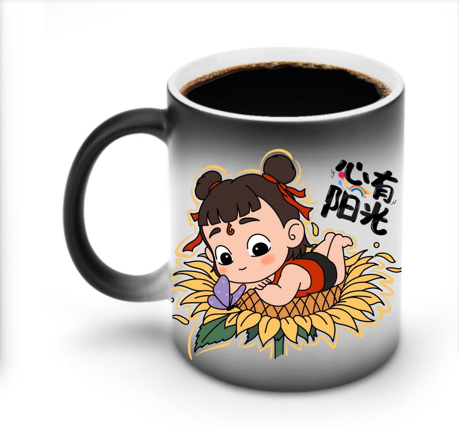 （画像用） Ne Zha 2 ナタ 魔童の大暴れ 温度変色マグカップ