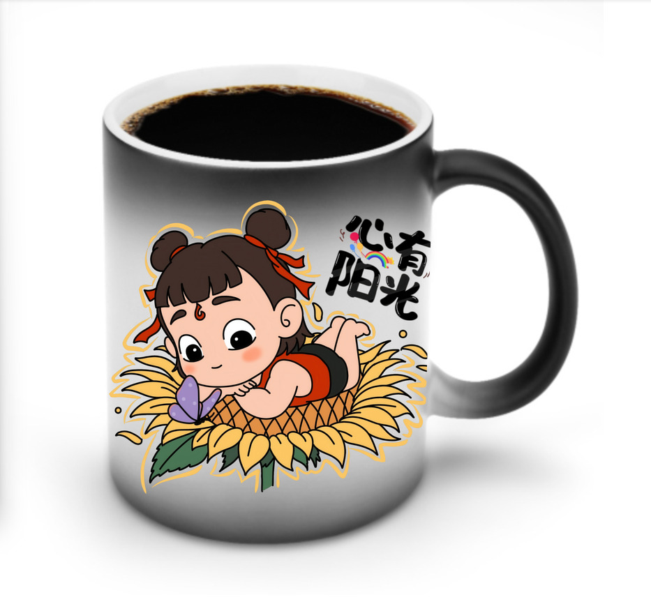 （画像用） Ne Zha 2 ナタ 魔童の大暴れ 温度変色マグカップ
