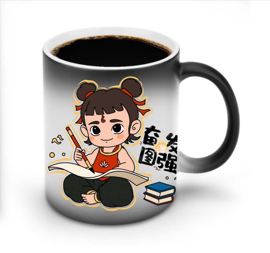 （画像用） Ne Zha 2 ナタ 魔童の大暴れ 温度変色マグカップ