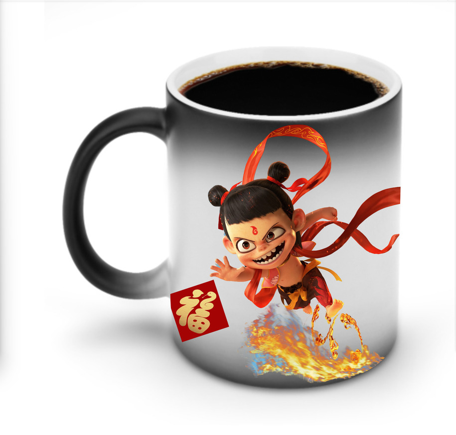 （画像用） Ne Zha 2 ナタ 魔童の大暴れ 温度変色マグカップ