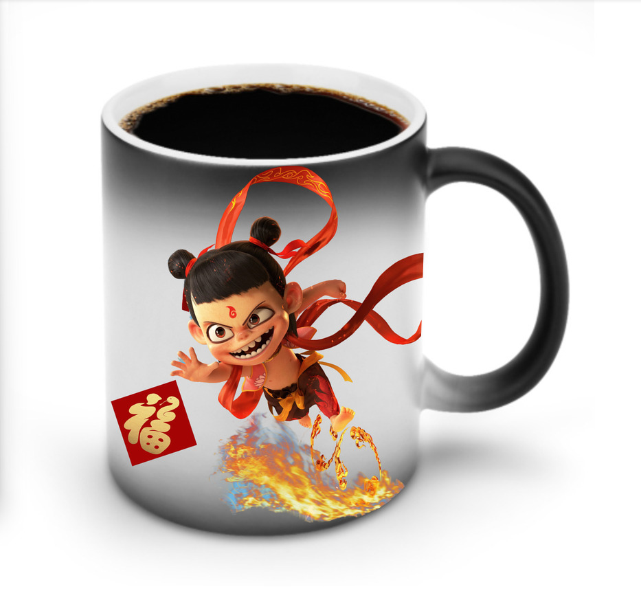 （画像用） Ne Zha 2 ナタ 魔童の大暴れ 温度変色マグカップ