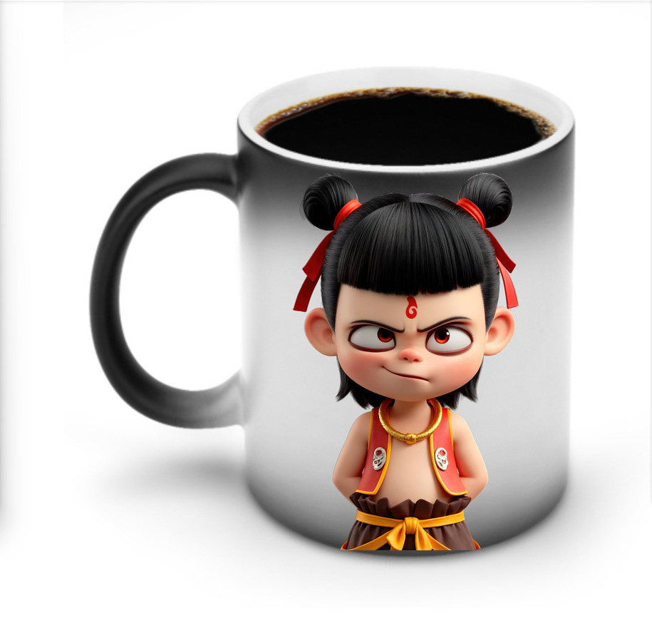（画像用） Ne Zha 2 ナタ 魔童の大暴れ 温度変色マグカップ
