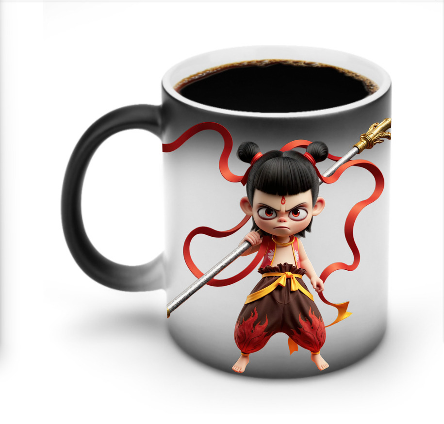 （画像用） Ne Zha 2 ナタ 魔童の大暴れ 温度変色マグカップ